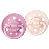 Image de 2 sucettes caoutchouc GAIA - Ronde - 0/6 mois - Jardin Botanique