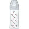 Image de Biberon anti-colique - DODIE - 330 ml - Tétine plate X Mathilde Cabanas - 0-6 mois - Débit 3 - Transparent