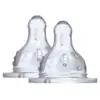 Image de Dodie Tétines Rondes 3 Vitesses Anti-Colique Débit Lent 0-6 Mois x 2
