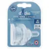 Image de Dodie Tétines Rondes 3 Vitesses Anti-Colique Liquide Epais + 6 Mois x 2