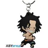 Image de ABYstyle, Porte-clés, - ONE PIECE - PVC Keychain "Ace SD", Multicolore