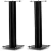 Image de NorStone Stylum 3 Mat Zwart (1 paire), Pied + support mural pour enceinte, Noir