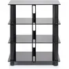 Image de NorStone EPUR-4BKS (Support, Non mobile), Pied + support mural pour enceinte, Noir