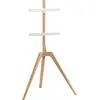Image de NorStone Support TV Vision Wood (40 kg), Pied TV, Marron