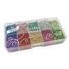 Image de Boite de perles de rocaille metalliques