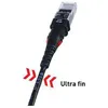 Image de Cordon Patch 1.5m Ultra-fin Cat6a U/utp Pour Rj45