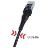 Image de Cordon Patch 3.1m Ultra-fin Cat6a U/utp Pour Rj45