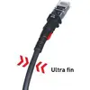 Image de Cordon Patch 1.5m Ultra-fin Cat6a U/ftp Lsoh Pour Rj45