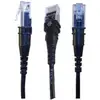 Image de PatchSee Câble patch ThinPATCH Cat 6A, U/FTP, 9.7 m, noir, 1 pièce (U/FTP, CAT6a, 9.70 m), Câble réseau
