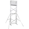 Image de Echafaudage roulant pliable 4,5m/6,5m en aluminium Hailo HobbyStep H7