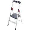 Image de Marche pied 2 marches pliable securise en aluminium Hailo WideStep