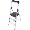 Image de Marche pied 3 marches pliable securise en aluminium Hailo WideStep