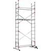 Image de Echafaudage roulant pour escalier avec montage rapide 2,4m/4,4m en aluminium Hailo Fast & Lock 5