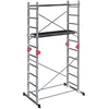 Image de Echafaudage pliable 4 en 1 multifonction 1,8m/3,8m en aluminium Hailo Combi First