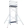 Image de Echafaudage roulant professionnel 3,7m/5,7m en aluminium Hailo Expert Pro
