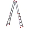Image de Echelle pliable multifonction télescopique 4x5 échelons 4,8m/5,7m Hailo ProfiStep Multi