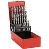Image de forets hss tailles meules de 1 a 13 mm din 338n, boite de 25 meches - Oc-pro