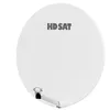 Image de Parabole satellite fibre composite Blanche 85cm + BRIDES INOX Anti Corrosion