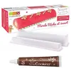 Image de Moule à Bûche de Noël avec insert + 1 Stylo chocolat - ScrapCooking