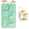 Image de Moule en silicone Summer + paillettes dorées
