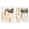 Image de Décorations de Noël en bois - 3 glands + 3 pommes de pin en relief