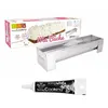 Image de Moule en inox pour bûche de Noël + Stylo de glaçage noir
