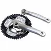 Image de Pedalier vtt p2r 7-8v. alu argent 170mm 48-38-28 (boitier 118mm)