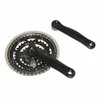 Image de Pedalier vtt p2r 7-8v. noir 150mm 42-32-22 avec pare-chaine (boitier 118-122mm)
