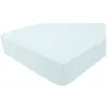 Image de domiva drap housse light jersey - 130 g/m² - 40 x 80 cm - bleu
