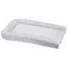 Image de DOMIVA Matelas langer PVC + 2 Éponges amovibles - Blanc imprime étoiles