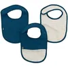 Image de Lot x3 bavoirs - DOMIVA - 0-6 mois - Gaze de coton - Indigo