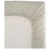 Image de drap housse lange - domiva - 70x140 cm - rayures - gaze de coton