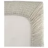 Image de Drap housse lange - DOMIVA - 60x120 cm - Rayures - Gaze de coton
