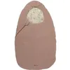 Image de Nid d'ange réversible uni / motif Safari Rose Blush 0-3 mois