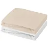 Image de Lot 2 drap housse - P'TIT DODO - Jersey - 60 x 120 cm - Blanc / Nude