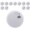Image de Otio - Lot de 12 détecteurs de fumée autonomie 3 ans - pile + accessoires