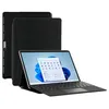 Image de Mobilis RE.LIFE - Étui à rabat pour tablette - avec volet - matériau à effet cuir - noir - design écologique - 13" - pour Microsoft Surface Pro 8, Pro 8 for Business