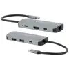 Image de Mobilis 001382 (USB-C, 7 ports), Station d’accueil + hub USB, Gris, Noir