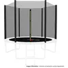 Image de Filet de sécurité extérieur Universel pour trampoline ø 8Ft, 6 Perches