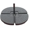 Image de 4 dalles de parasol à lester LEVHA CONCEPT USINE
