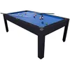 Image de PLAY4FUN Billard Américain HARMONY 6Ft - 206,5 x 116,5 x 80 cm avec accessoires - Couleur Noir - Bleu