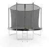 Image de JUMP4FUN Trampoline de jardin ø 305 cm- 10FT- Filet intérieur, Matelas de protection et Echelle - Noir
