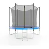 Image de JUMP4FUN Trampoline de jardin ø244 cm- 8FT- Filet intérieur, Matelas de protection et Echelle - Bleu