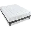 Image de OLYMPE LITERIE - Ensemble APOLLON 140x190 cm - Matelas Mémoire de forme + Sommier Bois