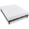 Image de OLYMPE LITERIE - Ensemble EUPRAXIE 140x190 cm - Matelas Mémoire de forme + Sommier Bois