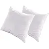 Image de Olympe - Lot de 2 oreillers natura - duvet & plumes - mi-fermes - 65 x 65 cm