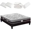 Image de HYPSOM - Pack Prêt à dormir DIVIN 180x200 cm - Matelas Ressorts ensachés + Sommier + Accessoires