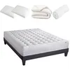 Image de BELLECOUR LITERIE - Pack Prêt à dormir CHTELET 140x190 cm - Matelas Mémoire de forme + Sommier + Accessoires