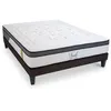 Image de BELLECOUR LITERIE - Ensemble TIVOLI 90x200 cm - Matelas Mémoire de forme + Sommier Bois