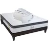 Image de BELLECOUR LITERIE - Pack Prêt à dormir TIVOLI 140x200 cm - Matelas Mémoire de forme + Sommier + Accessoires
